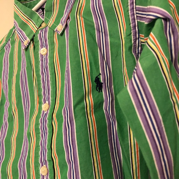 Polo by Ralph Lauren Green Button Down, Size 5 - Picture 3 of 3